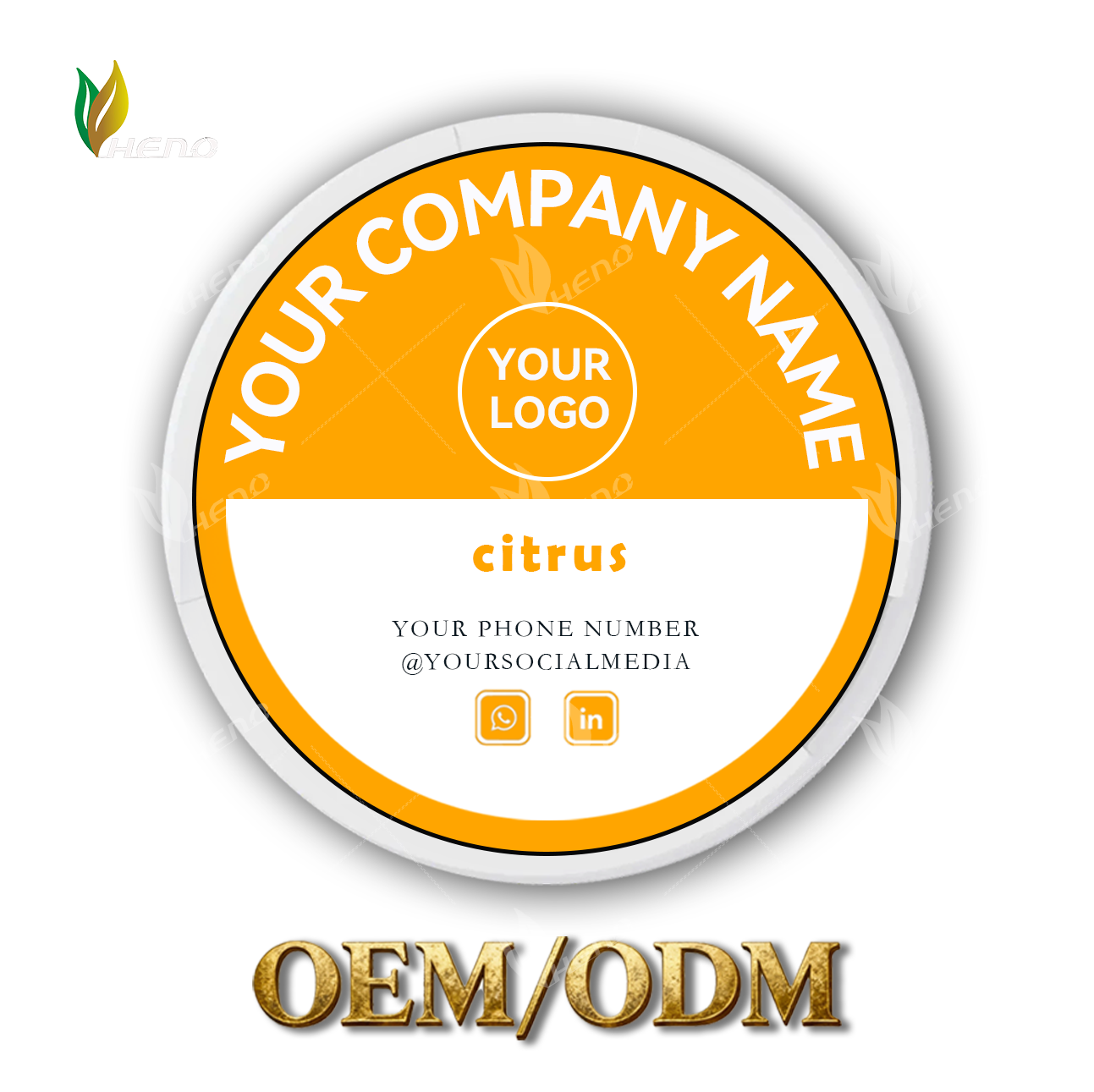 Bustine di nicotina agli agrumi